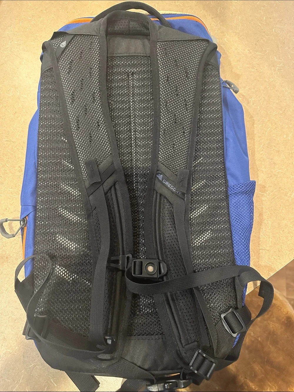 Gregory tan & blue Nano 22 hydration Backpack